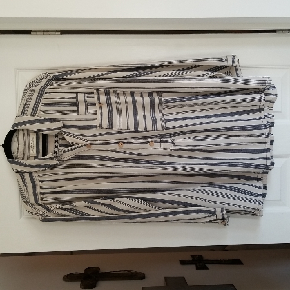 Free People linen blouse